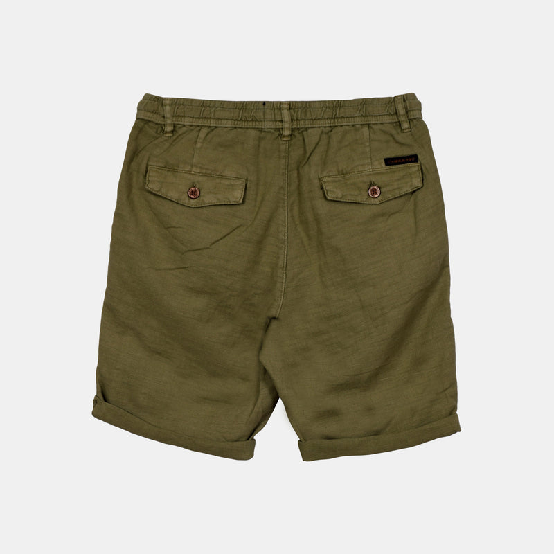 Men’s Summer Cotton Shorts AM.PEOPLE (Army Green)