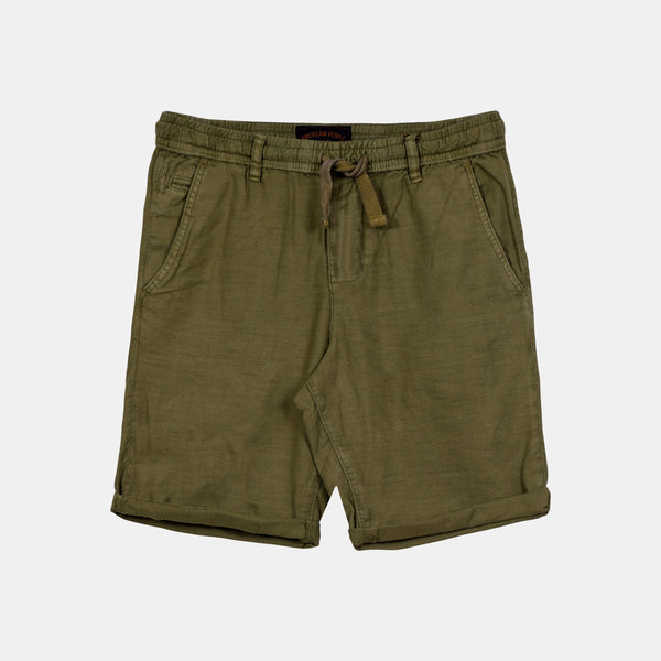 Men’s Summer Cotton Shorts AM.PEOPLE (Army Green)