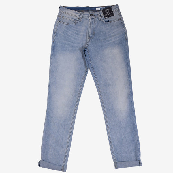 F&F Slim-Fit Stretch Soft Blue Jeans