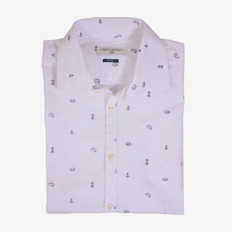 Easywear Half Sleeve Casual Shirt 100% Cotton