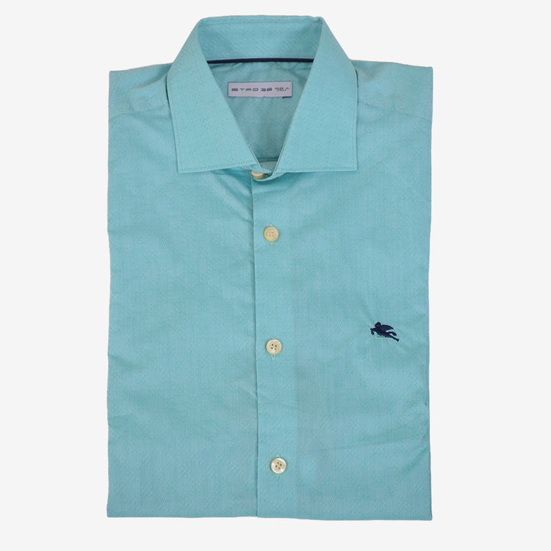 Etro Self Design Imported Shirt 100% Pure Cotton