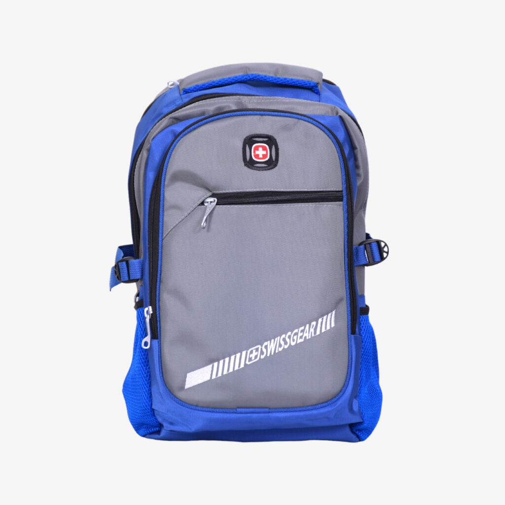 Swiss Gear Bagpack Blue & Grey With Laptop Pocket – Brands Habit